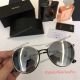Clone Prada Gold Frame Black Lens Round Polarized Sunglasses Buy Online (3)_th.jpg